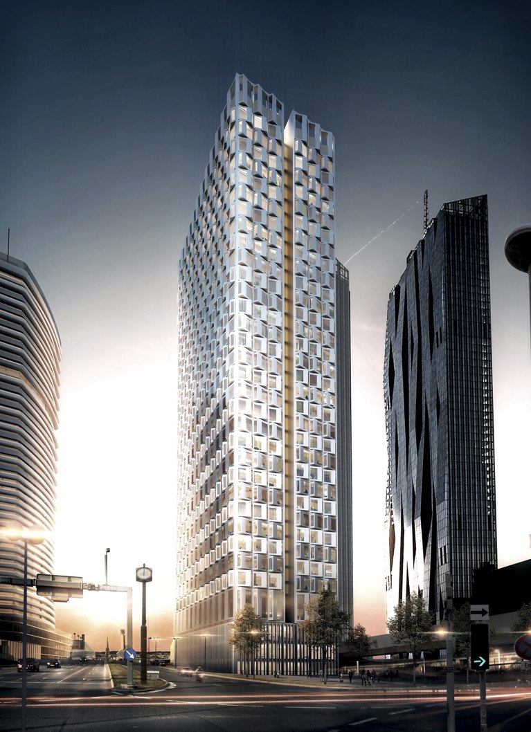 CGI of Greystars DCIII project in Vienna Austria | Greystar